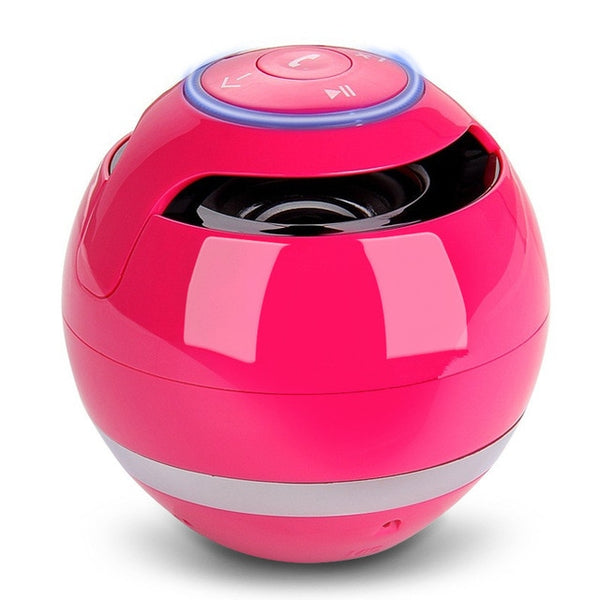 Ball Bluetooth Speaker with Led Light Portable Wireless Mini Speaker